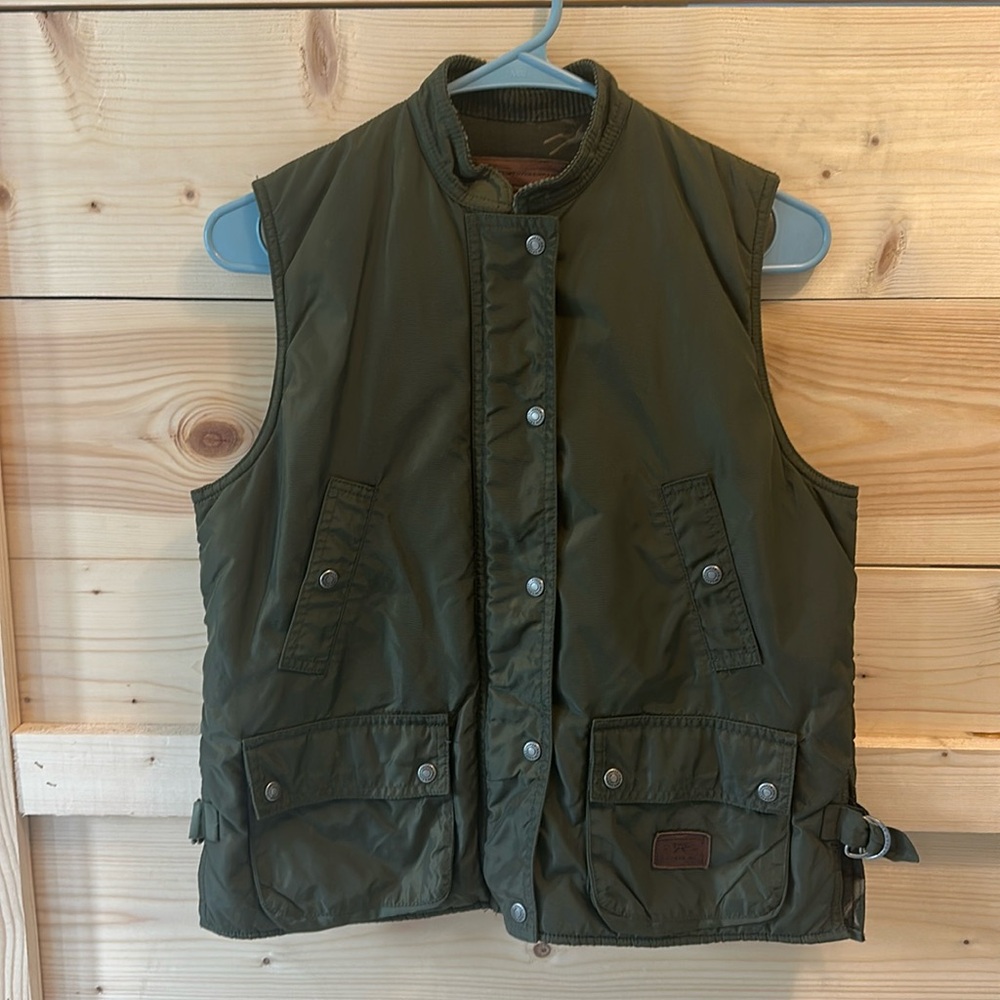 Polo Ralph Lauren Size P/P Authentic Dry Goods Unisex Cargo Vest Army Green.